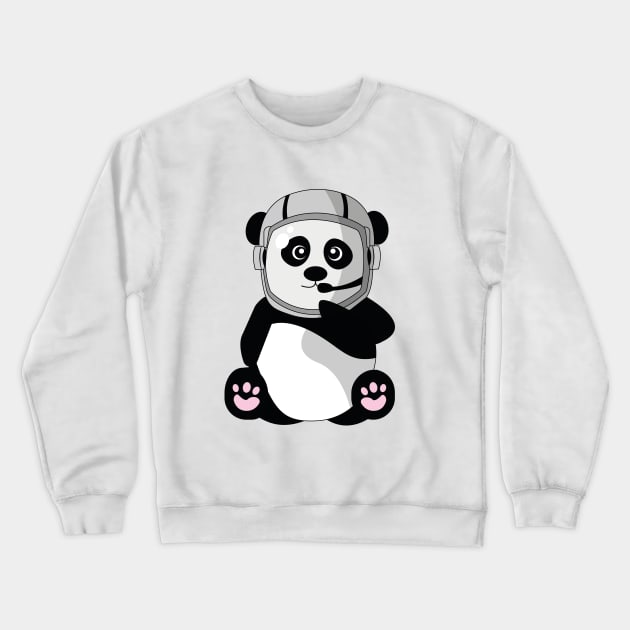 Panda Crewneck Sweatshirt by Yanchik